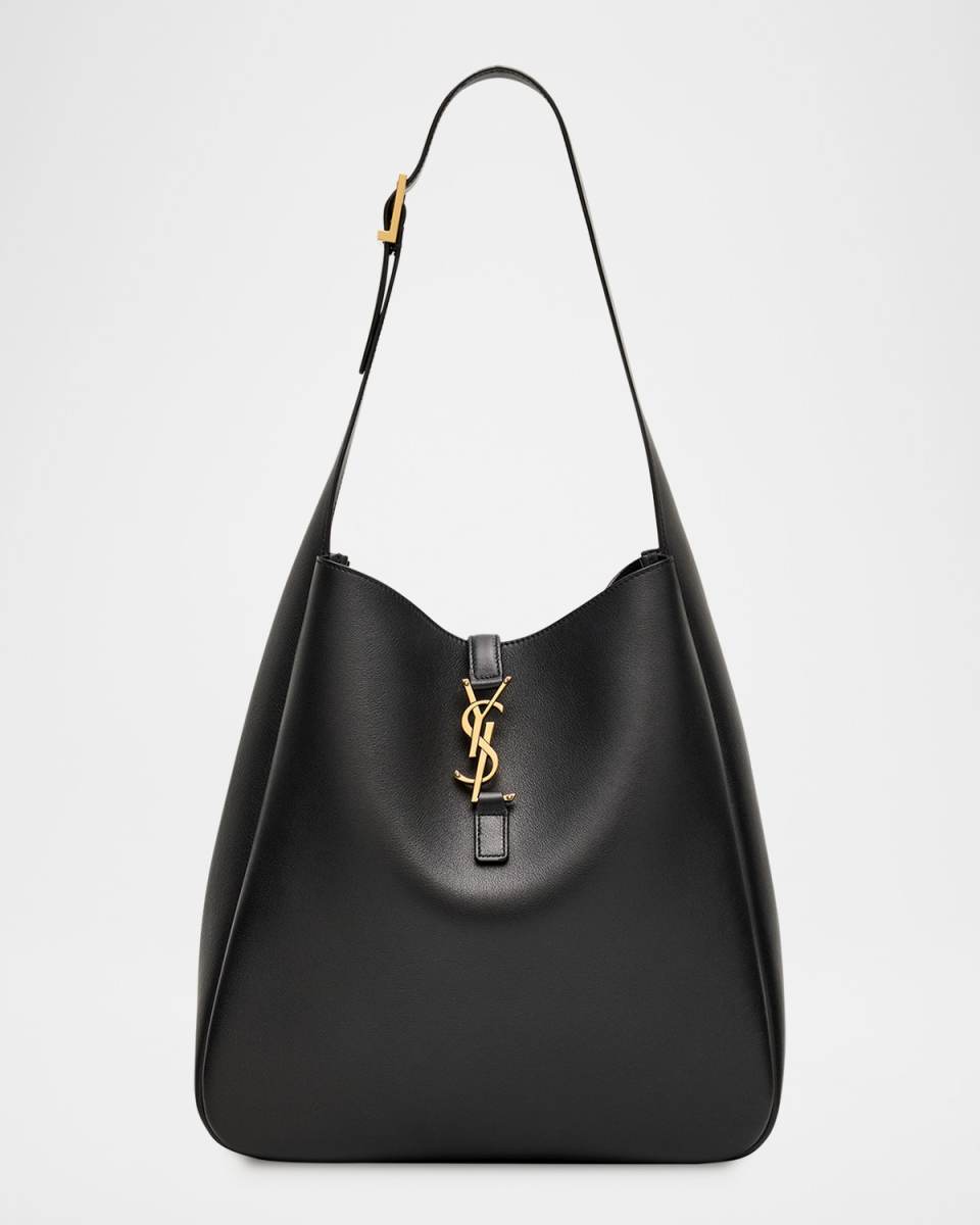 Le 5 À 7 Large YSL Shoulder Bag in Grain Leather